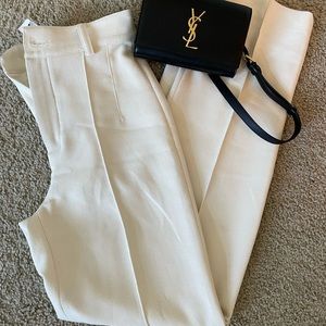 Off white wide leg pants